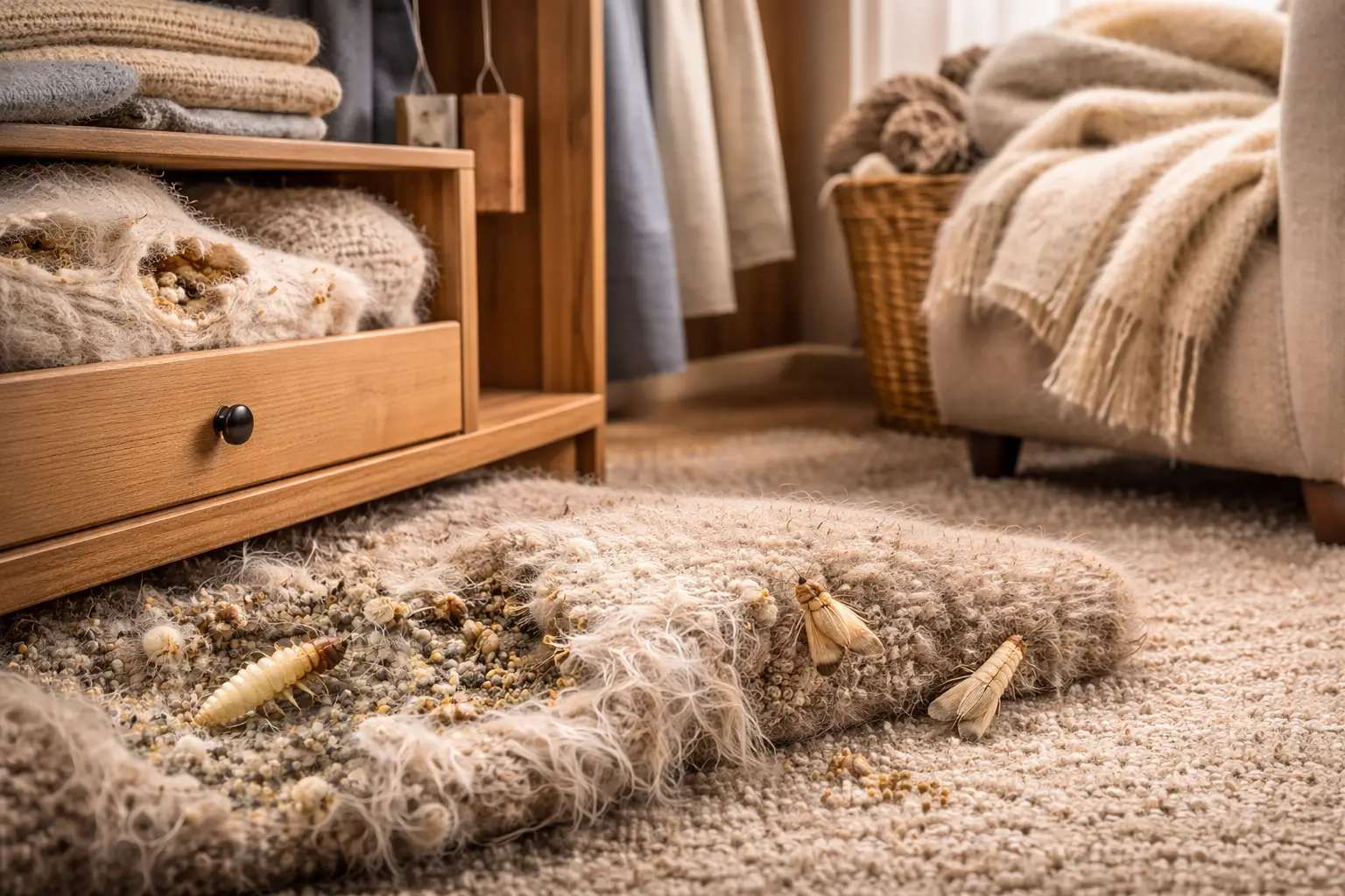 wo wollmotten sich besonders wohlfühlen