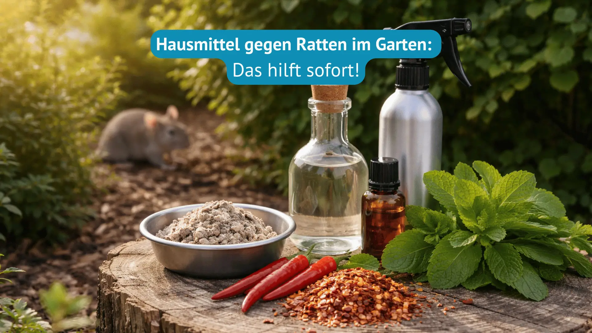 Hausmittel gegen ratten im garten