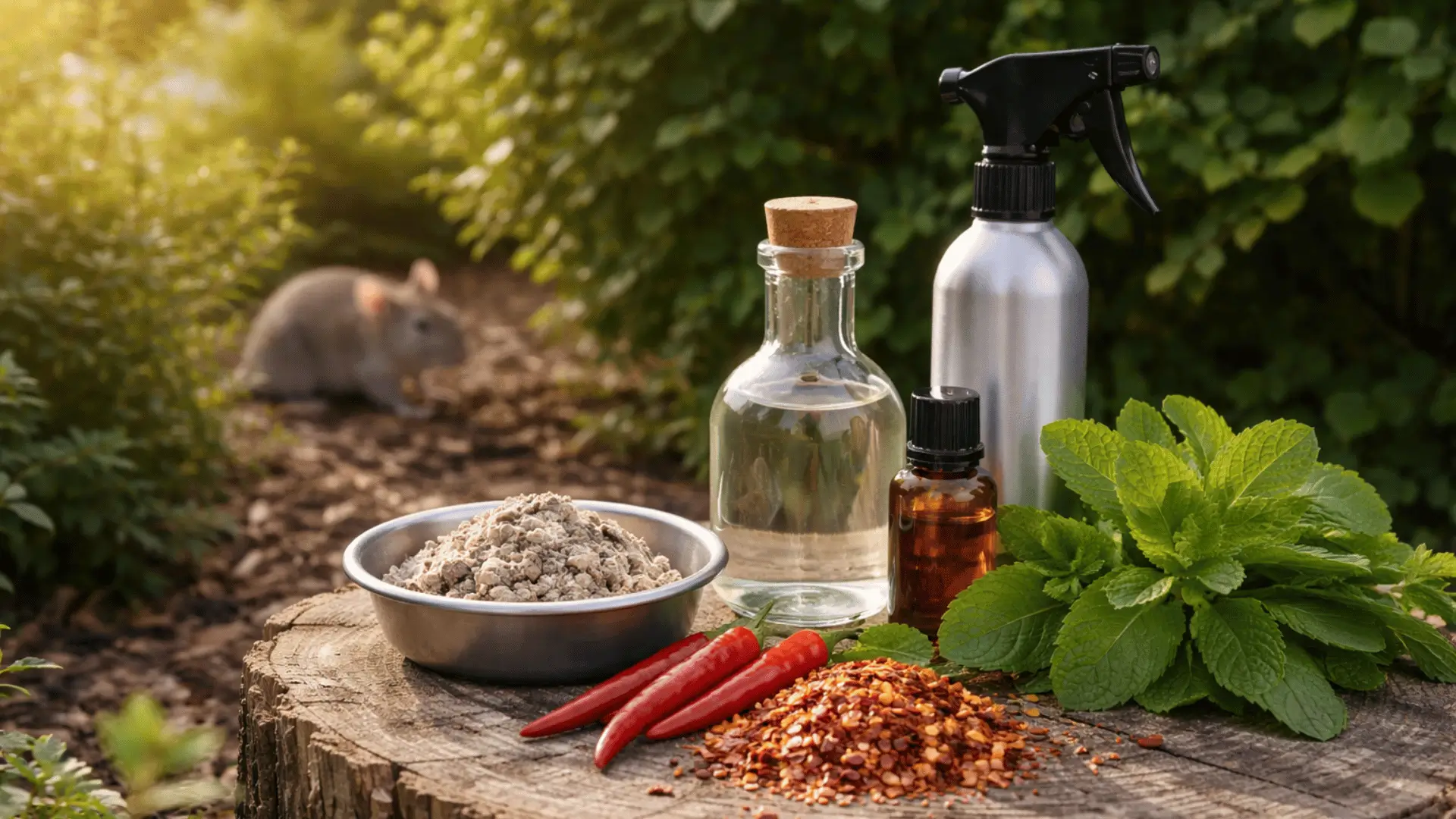 hausmittel gegen ratten im garten