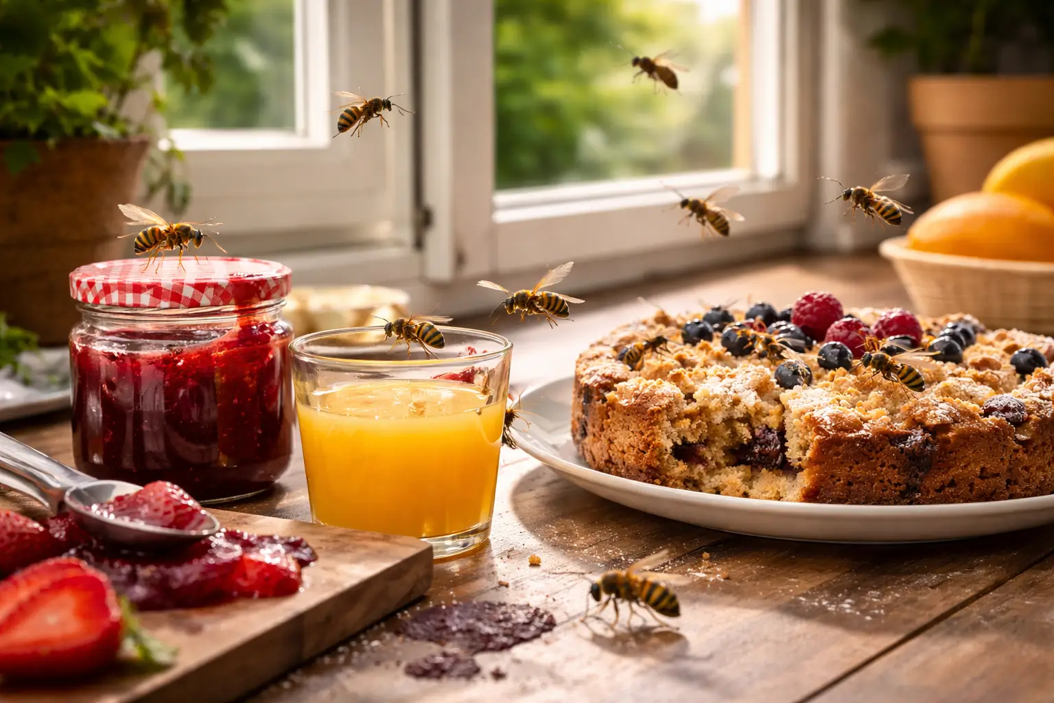 wenn die insekten ins haus kommen-hausmittel gegen bienen und wespen