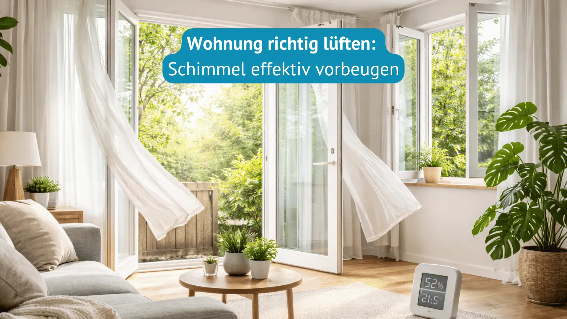 wohnung richtig lüften