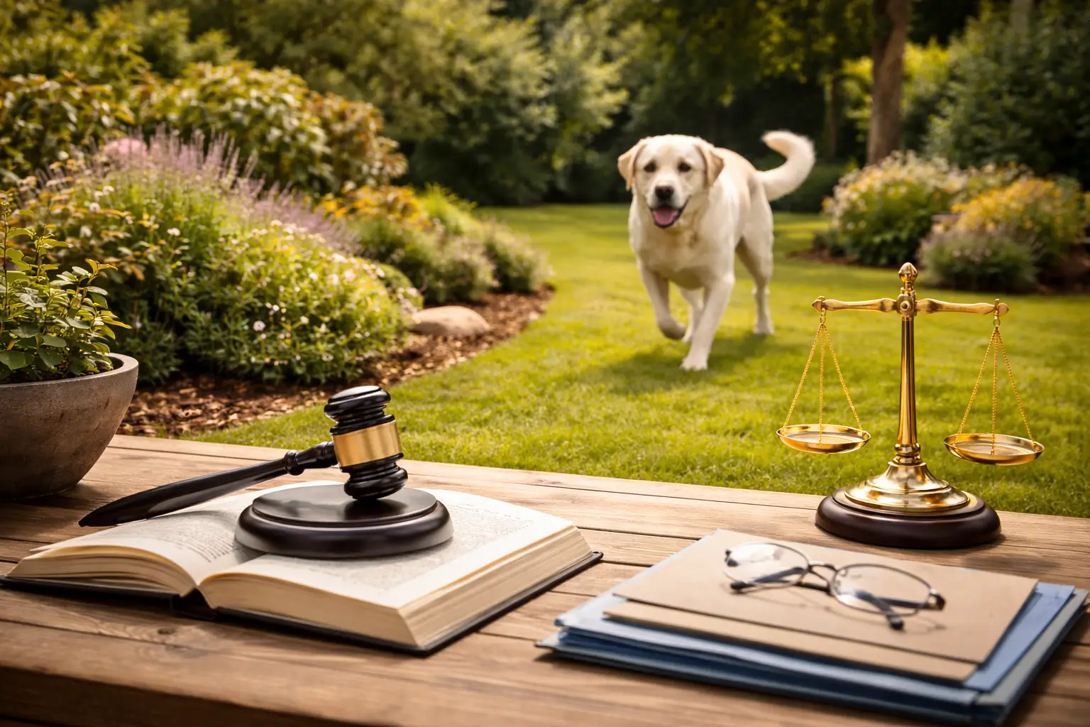 die rechtliche seite-was dürfen sie eigentlich-hundeabwehr im garten