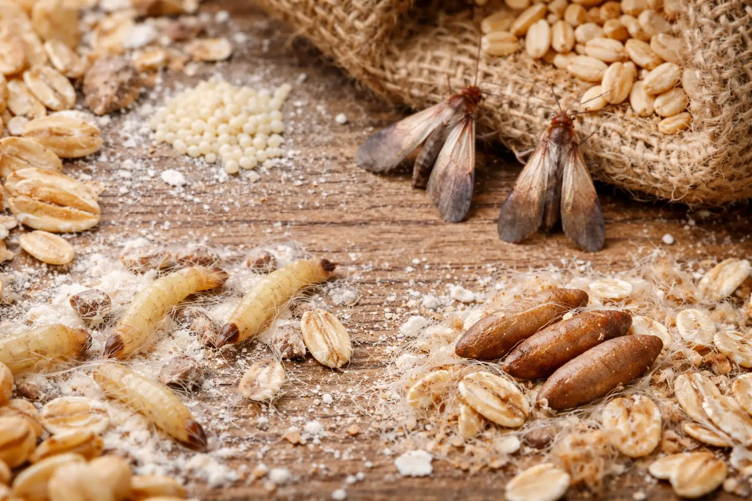 lebenszyklus und vermehrung von lebensmittelmotten -lebensmittelmotten woher kommen sie