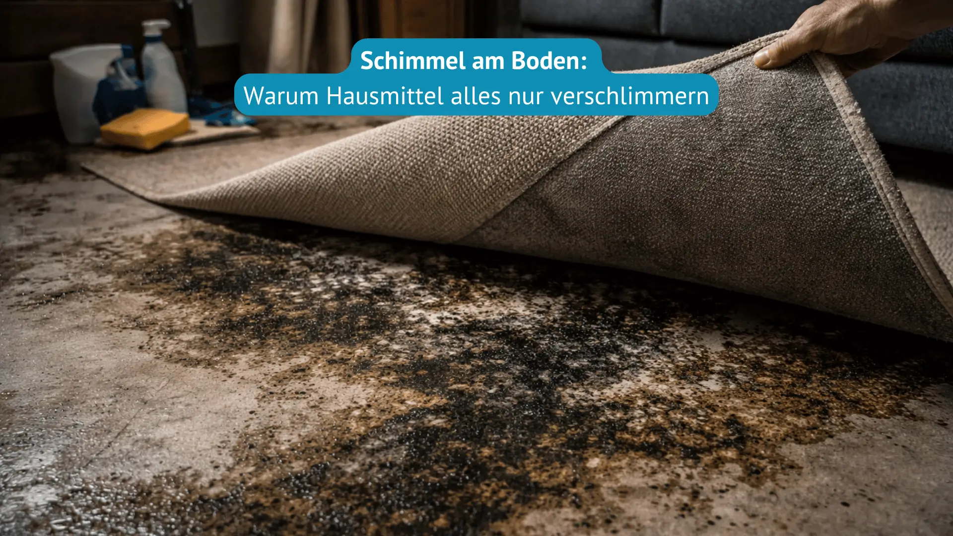 schimmel am boden
