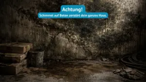 schimmel auf beton