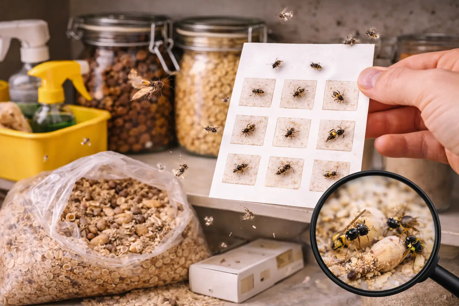 trick 4 biologische high-tech braune motte