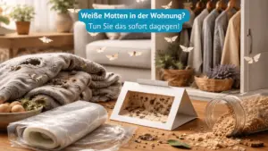 weiße motten in der Wohnung