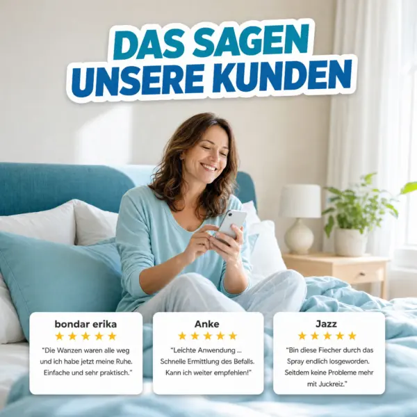 Das sagen unsere Kunden – Bewertungen Bettwanzen-Ring